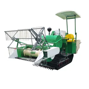 Agriculture Small 4LZ-1.1 Crawler Combine Harvesting Rice Machine Price Mini Grain Combine Harvester Machine In Senegal