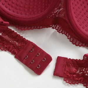 Set di Biancheria Intima in <span class=keywords><strong>Pizzo</strong></span> per Donne, Reggiseno Anti-Caduta con Effetto Push-Up, Sexy e Traspirante - Product Image 4