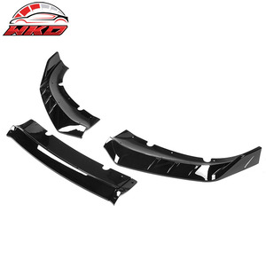 Fits For Dodge Charger 15-23 V3 Style Front Bumper Lip <b>Splitter</b> Gloss Black 3PCS ABS Auto Parts Automotive Accessories - Product Image 3