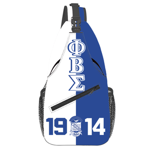 Nouveau sac de poitrine Phi Beta Sigma <span class=keywords><strong>1914</strong></span>, sac à bandoulière, sac à dos personnalisé, sac de sport, sac de voyage, sac à dos de jour, cadeau pour sororité et fraternité, mode décontractée unisexe - Product Image 1