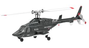 A61 rc युग 1/52 पैमाने पर एयर-वुल्फ 4ch इलेक्ट्रिक आरसी हेलीकॉप्टर 6-अक्ष Gyro और ऊंचाई शुरुआती इनडोर-आउटडोर तैयार-टू-गो स्थिर - Product Image 6