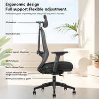 Chaise de bureau ergonomique en maille pour PDG, fabriquée en usine de meubles de bureau du Guangdong, prix abordable