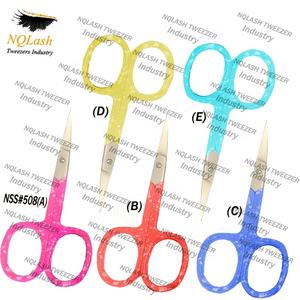 NQLASH — lot de 24 ciseaux de cils chirurgicales, de haute qualité, pour cosmétiques, petits sourcils - Product Image 4