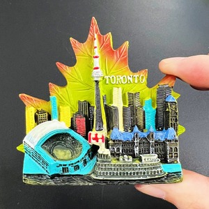 Imã de Geladeira 3D Personalizado do Canadá, Souvenir de <span class=keywords><strong>Toronto</strong></span>, Vancouver e Cataratas do Niágara, Coleção de Pontos Turísticos da Cidade - Product Image 1