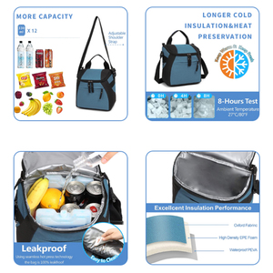 Unisex Outdoor Insulated Cooler Bag Waterproof Picnic Large Insulated Tote Bag with Zipper Various Colors Custom Logo Thermal - Product Image 3