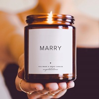 Bougie parfumée pour la maison, lavande, cire de soja, mèche en coton, pour la décoration de la maison, cadeau de mariage, utilisation en aromathérapie