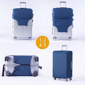 <span class=keywords><strong>Housse</strong></span> de protection pour <span class=keywords><strong>valise</strong></span> en nylon unisexe tendance en spandex, <span class=keywords><strong>housse</strong></span> pour bagage de voyage lavable à fermeture éclair, préférée du client - Product Image 3