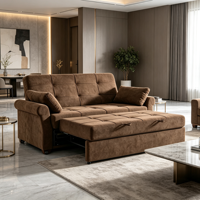 Canapé-lit multifonctionnel avec solutions de rembourrage sur mesure, adapté aux commandes importantes, pour l'approvisionnement de propriétés en location immobilière