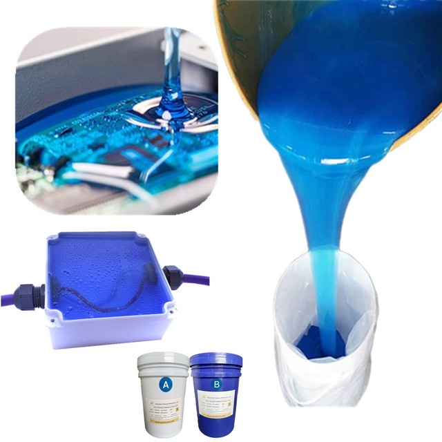 Two Parts Liquid Electronic Potting Translucent Silicone for LED and PCB Encapsulant