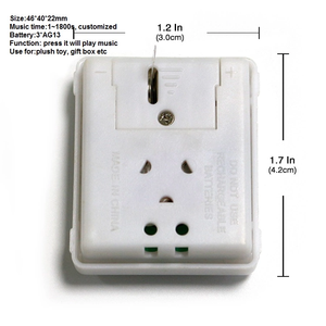 Hot Sell Baby Weinen Sound modul Mini-Gerät Lachbox elektronische Musik-Chip Stofftier sprechende <span class=keywords><strong>Box</strong></span> für Kinderspiel zeug - Product Image 3