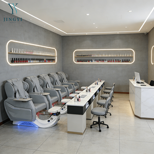 Muebles de Lujo para Salón de Uñas, Sillas de Pedicura Modernas, Spa para Pies, Silla de Pedicura y Manicura Eléctrica Magnética Personalizada con Masaje - Product Image 2