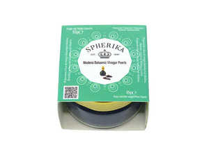 Perlas de vinagre balsámico Spherika de calidad segura, suministro de fábrica, tarro de vidrio congelado de 55G, perlas de vinagre ligeramente ácidas para guarnición - Product Image 4