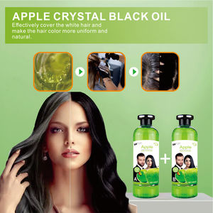 ย้อมผมเจลสีดำถาวร 100% ปิดผมขาว 250 มล. ปราศจากแอมโมเนีย ผสมน้ำส้มสายชูแอปเปิ้ล สารสกัดสมุนไพร กลิ่นผลไม้ - Product Image 3