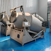 Nouveau Tumbler à Viande Hydraulique YGR à Aspiration, Épaissi en Acier Inoxydable 304, Capacité 200-250 kg, Longue Durée de Vie, Compatible Toutes Échelles, pour la Transformation de la Viande