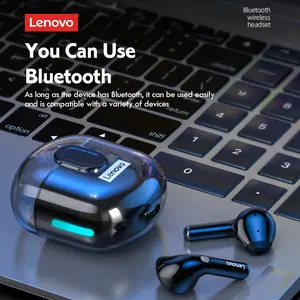 Lenovo LP12 nouvelle Version PLC HMI CPU pilote IPX-4 Dj sommeil casque 100% Original Blue Tooth LED Bluetooth sans fil intra-auriculaire BK