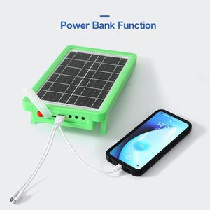 Lámpara Solar LED Portátil Recargable por USB de 2000 Lúmenes, 2 en 1, 20W 50W 100W, Suministro de Fábrica - Product Image 5