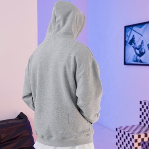 Alta calidad Casual francés Terry con capucha de peso pesado de gran tamaño Sudadera con capucha Puff Impresión logotipo de pantalla sudaderas con capucha personalizadas para hombres - Product Image 5