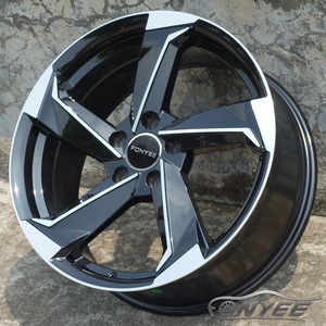 Fonyee Original 17 <span class=keywords><strong>19</strong></span> <span class=keywords><strong>pouces</strong></span> 5x112 5 trous de roue à rayons Huecos Mag alliage roues de voiture de tourisme jantes Jantes pour Audi VW - Product Image 3