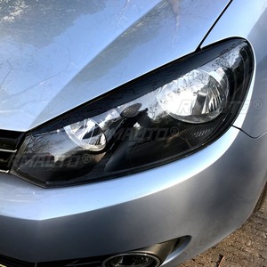 For Volkswagen Golf 6 Exterior Accessories Car <b>Styling</b> Trim <b>Head</b> Light Lamp Eyelids Eyebrow Headlight Decoration Body Kit - Product Image 5
