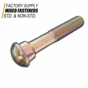 Steel Furniture Carriage Screw Colored Zinc-Plated Baby <strong>Crib</strong> Plywood Bedside Cabinet Bolt Accessory - Product Image 1