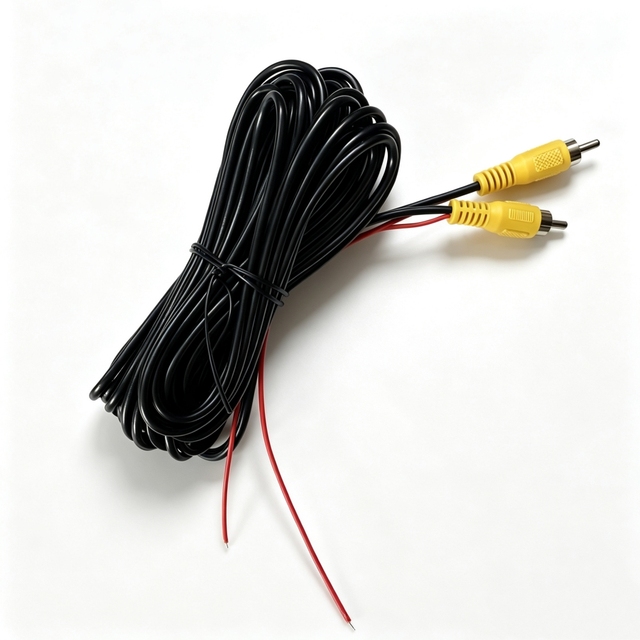 6m 10m RCA Parking Camera Cable Reverse AV Cable for Car Backup Camera