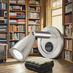 Applique murale LED encastrée pour lecture intérieure, en aluminium, pour chevet et tête de lit, idéale pour l'hôtellerie, installation encastrée - Product Image 3