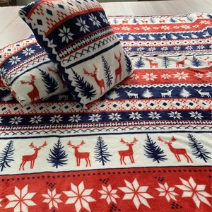 Taie d'oreiller tricotée décorée d'élan de noël 100% Polyester pour la décoration intérieure couverture coussin taie d'oreiller pour <span class=keywords><strong>Amazon</strong></span> - Product Image 3