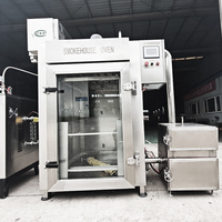 Machine automatique de fumage et de séchage du jambon, four de fumigation pour le tofu, four de fumage et de coloration pour aliments prêts à consommer