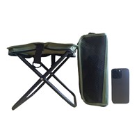 Tabouret pliant en aluminium pour l'extérieur, portable, pour camping, plage, jardin, pique-nique, design moderne, sac à bandoulière, mobilier d'extérieur