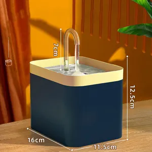 Alimentador de agua silencioso, fuente de agua potable automática para mascotas, bebedero de filtro de recirculación para gatos, accesorios, cuenco para perros