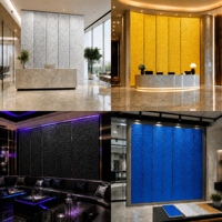 Panel de Techo Ondulado para Recepción de Hospital, Decoración Interior Moderna, Suministro Directo de Fábrica para Proyectos
