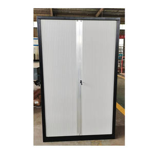 משרד עיצוב מודרני הגשת ארון עם דלת מתגלגלת בשימוש Tamboor 2 דלת אחסון ארון לשימוש חיצוני - Product Image 3