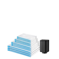 Sacs de rangement sous vide portables, conteneurs gain de place pour vêtements décontractés, couvertures, oreillers de canapé, utilisation à la maison et en voyage, pour le rangement des bagages