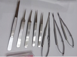 Juego de Instrumentos Básicos para Microcirugía Manual, Instrumentos Quirúrgicos Reconstructivos de Plástico, Acero Inoxidable Alemán, CE - Product Image 6