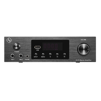 Marka yeni 200-Watt Mini boyutu alüminyum alaşım ev amplifikatör yüksek kaliteli Stereo dijital DSP USB Mic BT ses Karaoke için özellikler