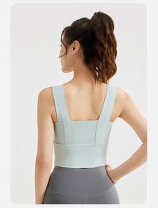 2025 Nueva ropa deportiva de Pilates de alta calidad gimnasio Fitness ropa deportiva Cruz cintura alta ropa de entrenamiento mujeres ropa activa Yoga - Product Image 5