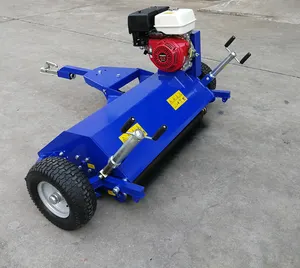 ATV flail lawn towed mower with 15HP gasoline engine with CE approved