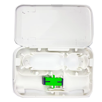 Connecteur LC à usage intérieur en gros Réseau FTTH 1 Core SC APC Prise de plaque frontale en fibre optique en plastique Équipement à fibre optique d'intérieur