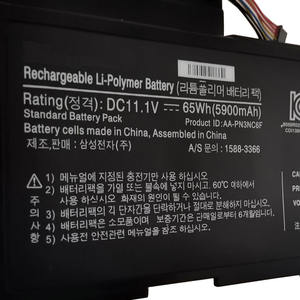 Batterie d'ordinateur portable Li-ion rechargeable d'origine AA-PN3NC6F AA-PN3VC6B 11.1V 5500mAh 6 cellules pour <span class=keywords><strong>Samsung</strong></span> QX310-<span class=keywords><strong>S02</strong></span> Q510 NP-QX510H - Product Image 2