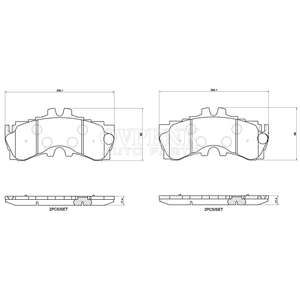 Pastillas de Freno Delanteras para LEXUS LC Coupe (_Z10_) 2016- LS (_<span class=keywords><strong>F5</strong></span>_) 2017- LC500 2018- 04465-11010 04465-48270 0446511011 D2062 Autopartes - Product Image 4