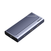 UGREEN casing Hard Disk Tipe C ke USB, casing Hard Disk USB, casing Enclosure SSD M.2 Nvme PCIe aluminium SATA M.2