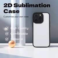 Coque de téléphone givrée tendance avec impression par transfert thermique, en feuille d'aluminium vierge en gros, étui de protection de luxe pour iPhone 17 16 15 Pro Max