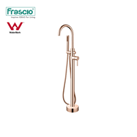 Frascio filigrane laiton vente chaude système de douche salle de bain robinet sur pied douche eau chaude bain et robinets de douche