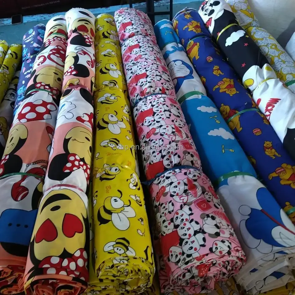 kids / children small cartoon pattern 3d disperse printed bed sheets bedding set cover microfiber 100 polyester fabric