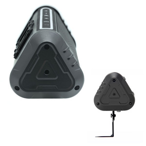 Barre de son pour moto ATV compatible AOVEISE Éclairage RVB étanche 105dB 7/8-1.25 po. Guidon en alliage d'aluminium 12V - Product Image 4