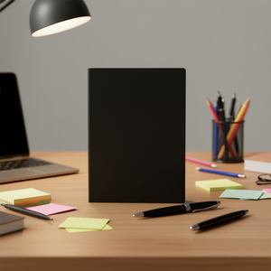 Oem Custom Softcover Leather <b>Notebook</b> <b>A5</b> Size 80 Sheets Thermal Binding For Gift With Pen - Product Image 2