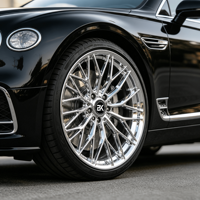 Jantes Bku Forgées 5x112 5x120 5x130 pour Bentley Continental GT Mercedes Classe S Rolls Royce Range Rover 20 21 22 Pouces Jantes en Alliage