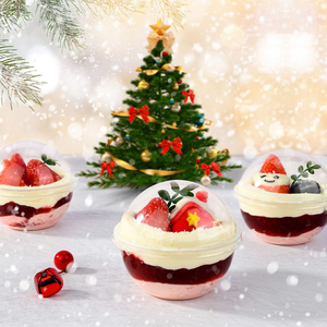 Boîte d'emballage transparente en plastique pour petits desserts, coupes à mousse, gâteaux, sandwichs, sushis, capsules de jouets - Alimentaire - Product Image 4