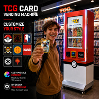Máquina Expendedora de Juegos de Cartas Coleccionables con Pantalla Táctil de 32 Pulgadas y Control Remoto, con Servicio de Diseño Personalizado para la Venta de Paquetes de Cartas Coleccionables