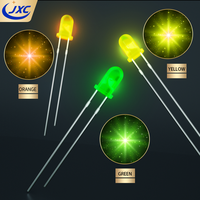 Diode Led OEM 2MM 3MM 5MM 8MM 10MM blanc jaune bleu vert rouge rond ovale à sommet plat UV rvb Ir Diodes électroluminescentes infrarouges
